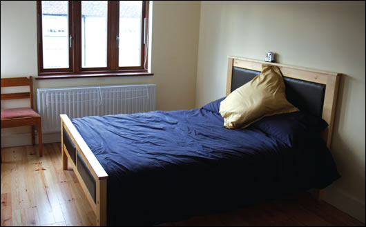 The closed-panel timber frame extension houses a new en suite bedroom upstairs The closed-panel timber frame extension houses a new en suite bedroom upstairs