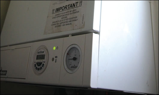 A 90 per cent efficient Ravenheat modulating condensing gas combi boiler was also installed A 90 per cent efficient Ravenheat modulating condensing gas combi boiler was also installed
