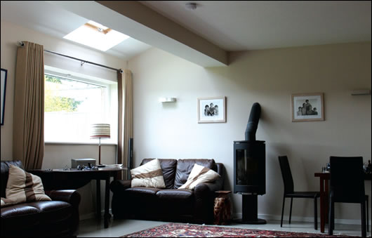 The spacious sitting room, like all of the ground floor, features underfloor heating The spacious sitting room, like all of the ground floor, features underfloor heating