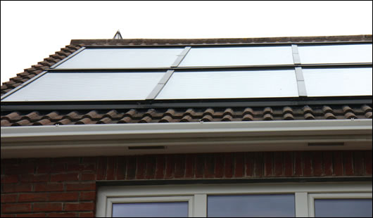 Heating specialists Biothermal supplied and installed 15m sq of flat plate solar panels Heating specialists Biothermal supplied and installed 15m sq of flat plate solar panels