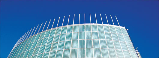 Sunlight pours through glazed low-e walls, and natural light was at the heart of the design, fulfilling Hartman's vision of a Sunlight pours through glazed low-e walls, and natural light was at the heart of the design, fulfilling Hartman's vision of a