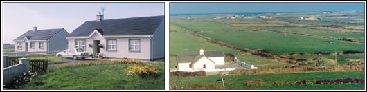 Some of the RRI project houses used for resettlement Some of the RRI project houses used for resettlement