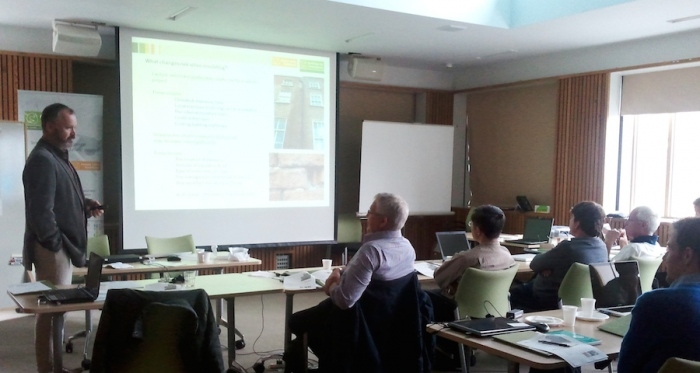 Joseph Little presenting a Green Register seminar in 2013