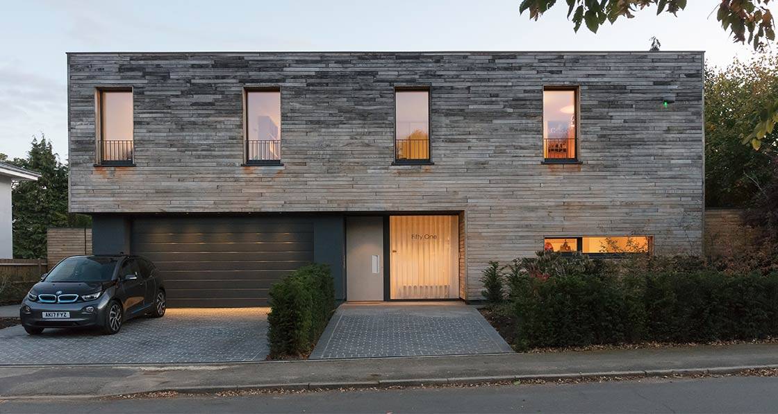 Wood works - Sleek but large Herts passive house goes heavy on timber
